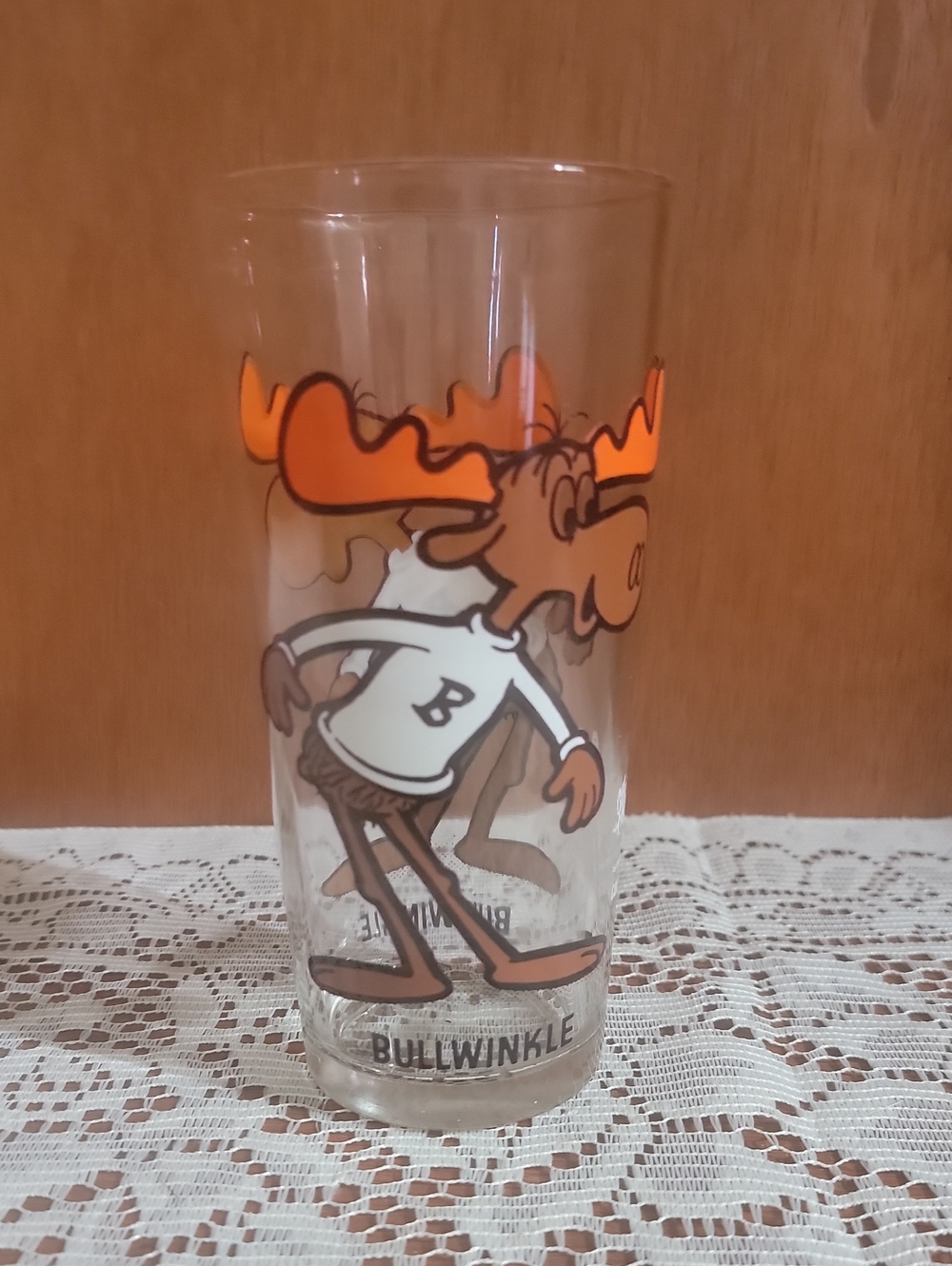 1975 Holly Farms Bullwinkle Glass